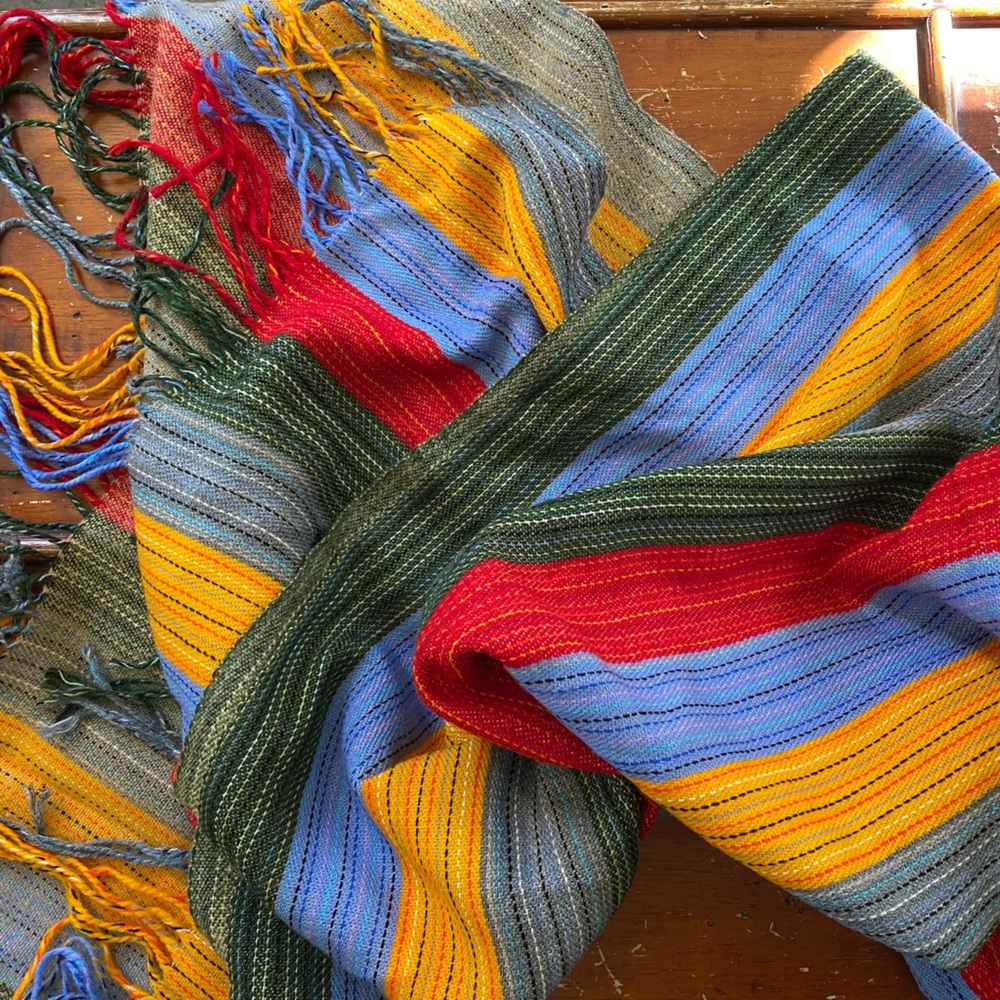 Alpaca Wool Peruvian scarf 🌈 🦙